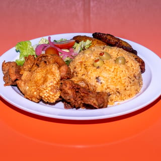 Chicharon de Pollo Combo (Fried Chicken Cracklings)
